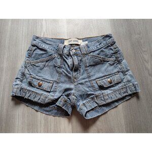 Gap Jeans Womens Multi-Pocket Denim Shorts Size 4 Blue Casual Summer Wear
